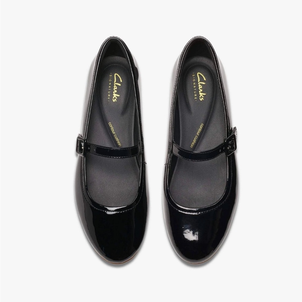 Clarks Women's Fawna Sky Black Patent 26179093